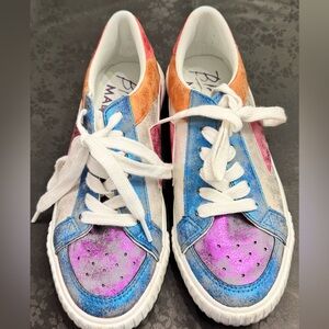 EUC BLOWFISH MALIBU MULTI COLOR IRRIDESCENT SNEAKERS